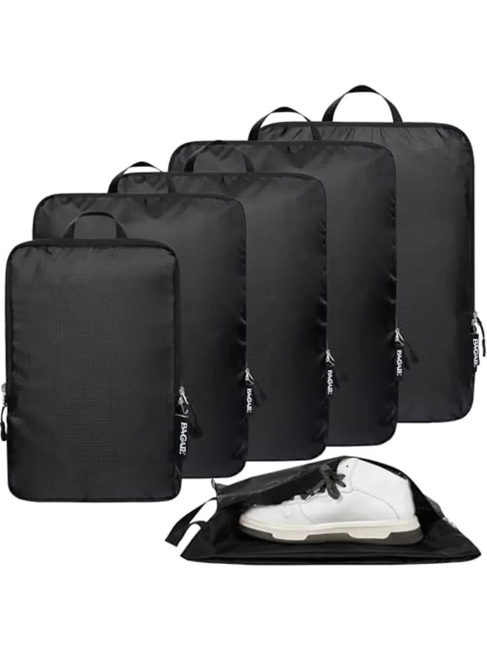 Compression Packing Cubes Travel Organizer Set Luggage Suitcase Storage Bags